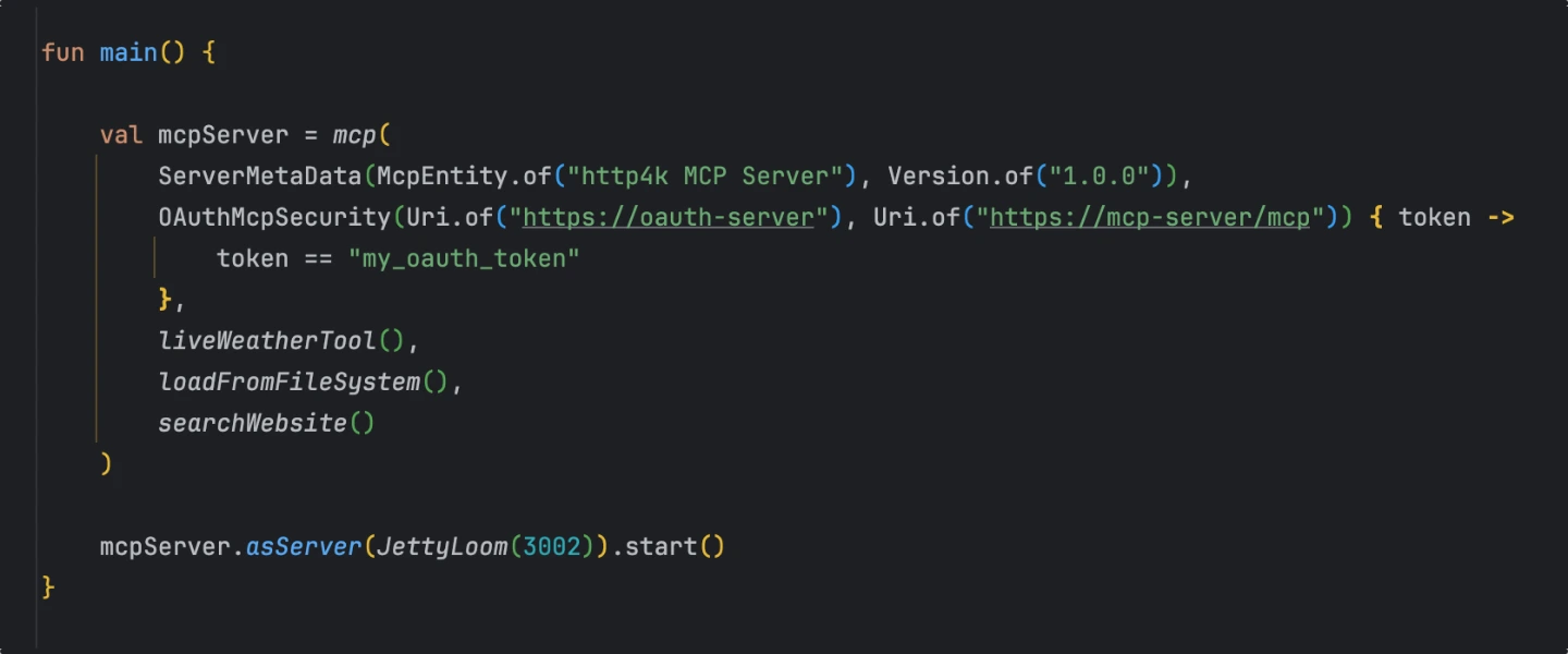 Creating an MCP server