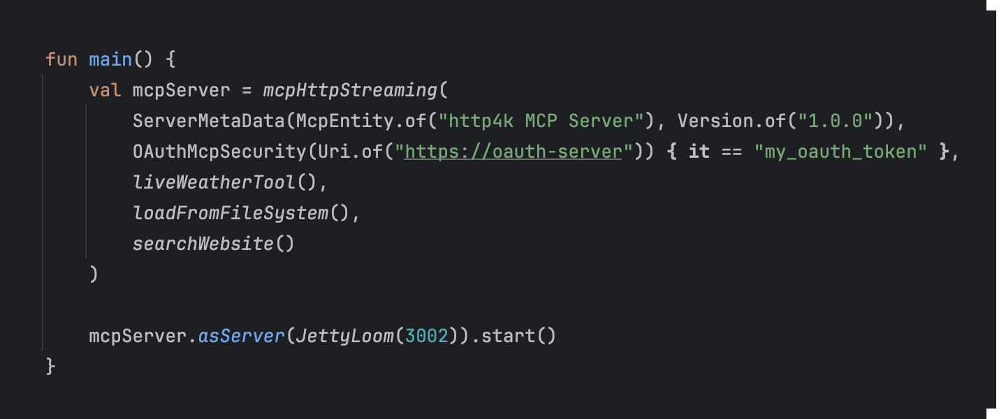 Creating an MCP server